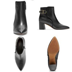 Cole Haan Black Ankle Boots Size 8